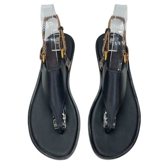Vince Pharis Leather Womens Slingback Thong Sandals Size 7.5M - Picture 7 of 12